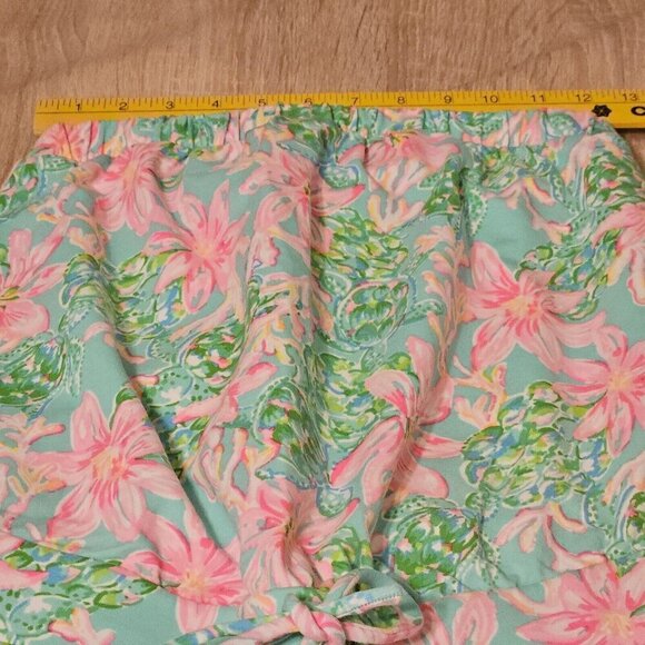 Lily Pulitzer Size Xs Womens Jace Romper Surf Blue So Shellegant Nwt Turtles - Picture 7 of 8